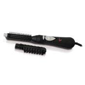 ergonomiczna konstrukcja mały pobór mocy moc: 25W wyłącznik obrotowy przewód uchwyt do zawieszenia klips przytrzymujący włosy EAN: 5908277384036 dwa poziomy nadmuchu ciepłego powietrza funkcja