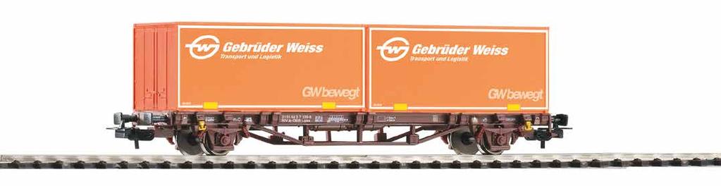 kontenerowy z 2 kontenerami 20' Gebrüder