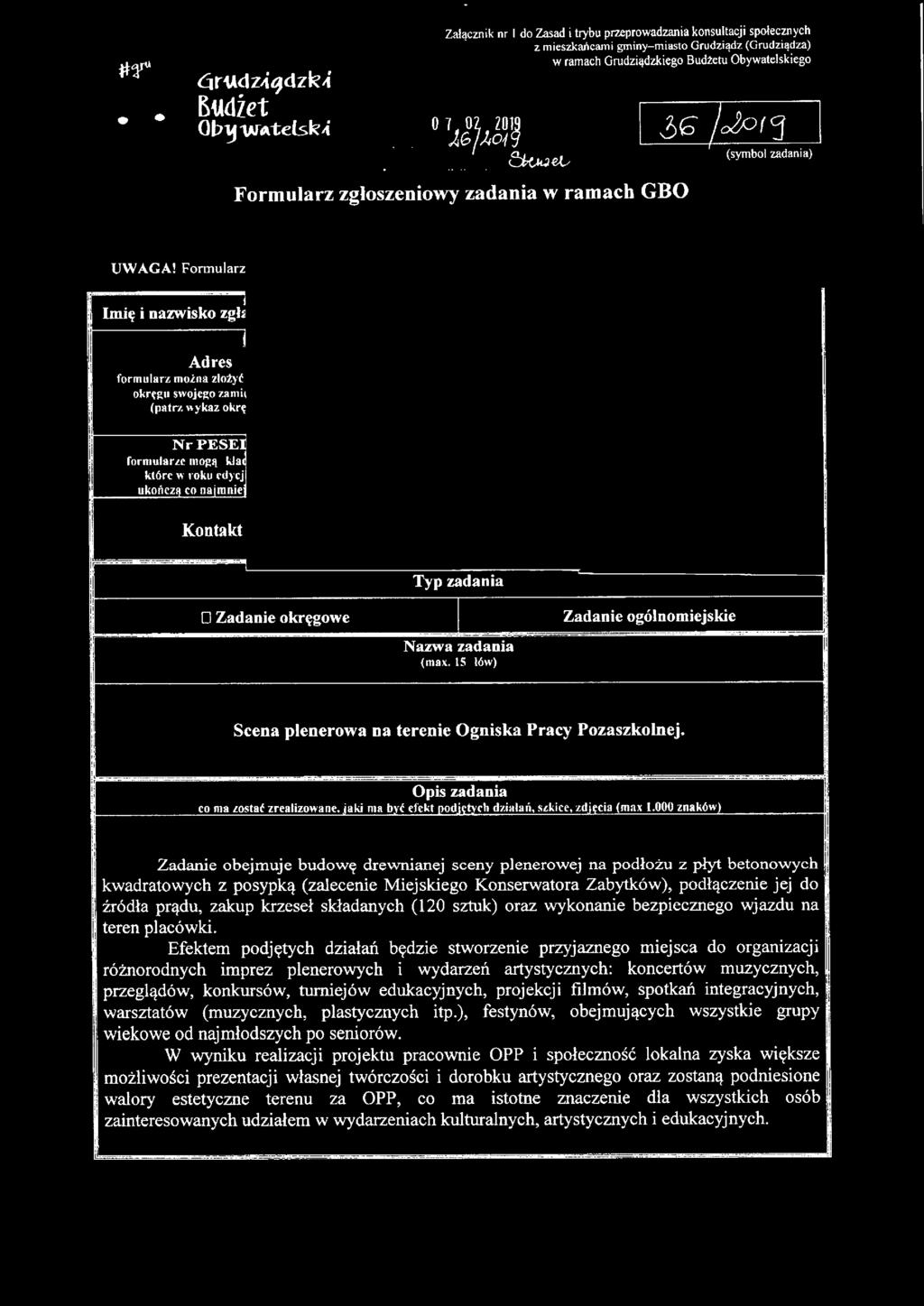 krzeseł składanych (120 sztuk) oraz wykonane bezpecznego wjazdu na teren placówk.