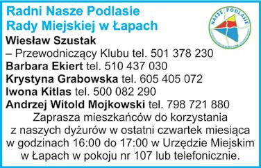 Cmentarna 28 Tel. 85 688 00 84 15.07.2019 Apteka Salus ul. Kossaka 18 Tel. 85 715 69 35 16.07.2019 Apteka DOZ ul. Główna 53A lok 6 Tel. 85 674 50 52 17.07.2019 Apteka Anna Roszkowska ul.