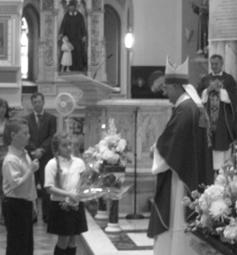 The Father s Day visit on June 16 th, 2013 began with the Bishop celebrating the 9:00AM Family Mass, which was dedicated in prayerful remembrance of all father s living and deceased.