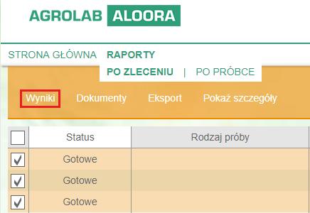 Rozdział 2: praca z widokiem szczegółowym wyników Po skonfigurowaniu widoku przy użyciu