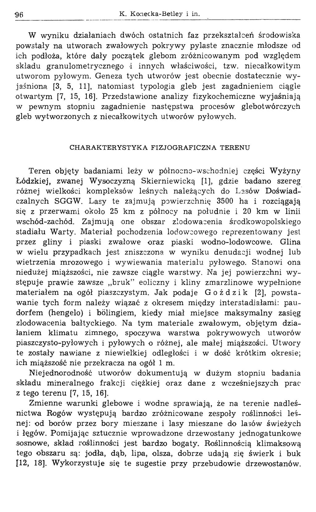 96 K. Konecka-Betley i in.