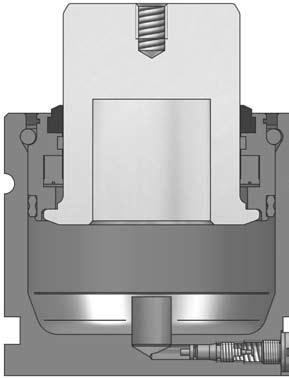 ZALETY / ADVANTAGES Systemy bezpieczeństwa SV - Nadmierna prędkość tłoka Safety devices SV - Over-speed Całkowite i kontrolowane opróżnianie sprężyny / Controlled and