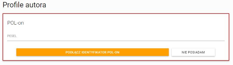 KROK 7.5 W zakładce TWOJE KONTO pojawi się identyfikator ORCID ORCID Identyfikator ORCID orcid.