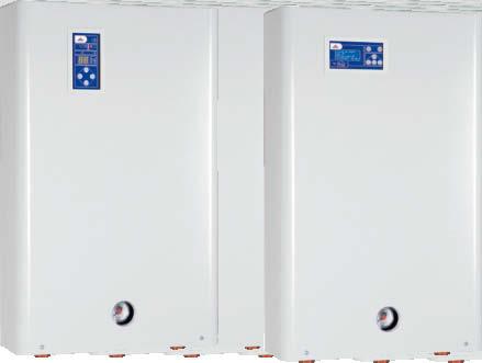 TM (nadrzędny) i kotły EKC.T (podrzędne), regulacja temperatury wody w instalacji c.o. w zakresie od 40 C do 85 C.