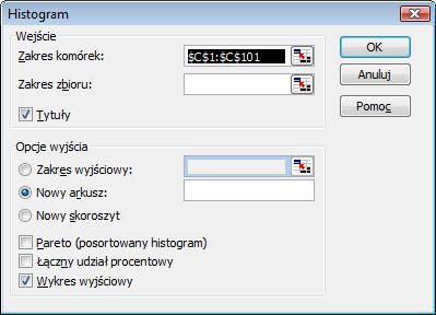 2000 2250 2500 2750 3000 3250 3500 3750 4000 4250 Więcej Częstość Przykład 2. (MS EXCEL). Wykonaj wykresy typu HISTOGRAM, na którym zaprezentujesz rozkład masy i długości ciała noworodków.