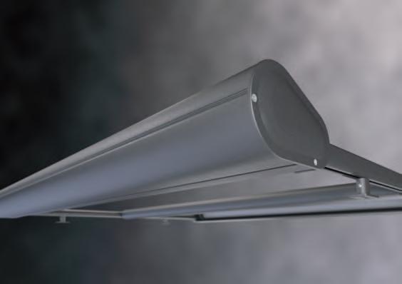 Właściwości: Konstrukcja z ekstrudowanego aluminium Dwie kasety posiadające możliwość łączenia modułowego Dwa silniki z wbudowanymi czujnikami przeciążeniowymi Montaż wewnętrzny lub zewnętrzny