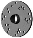 Płyty pojedyńcze ( 12mm ) bez bolców centrujących (zalecane bolce 271 804 003) 231e401 xx3 Płyta dociskowa Off Road 5x139,7 /5x165,1 / 6x139,7 bez