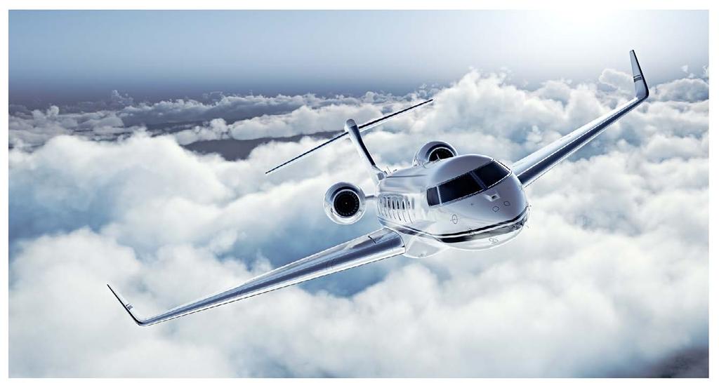 OVER A beautiful jet is