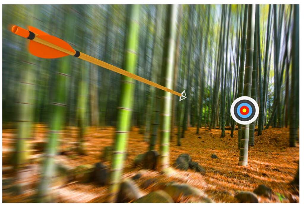TO TOWARDS This arrow flies towards the