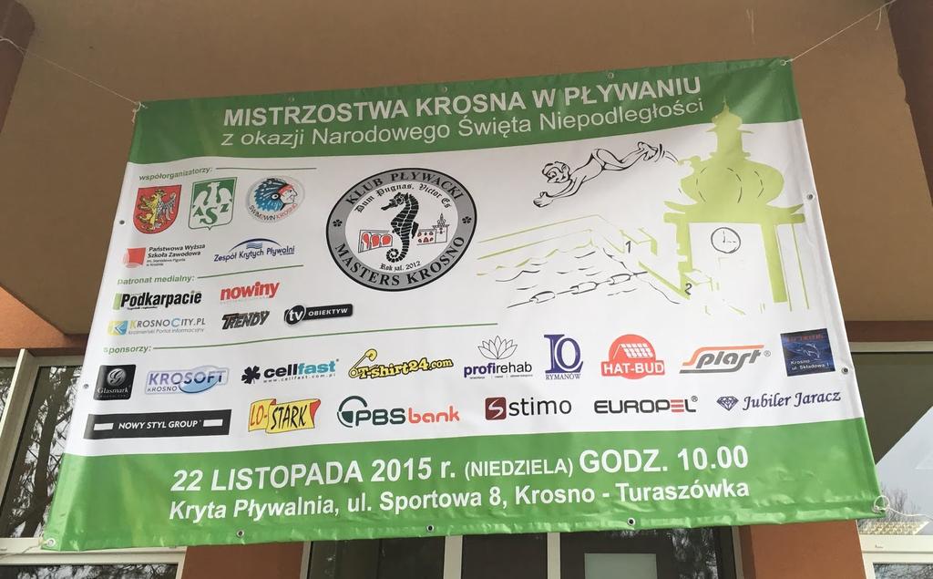 W niedzielę, 22 listopada 2015, wielkie pływackie święto zagościło na krytej pływali przy ul. Sportowej 8 w Krośnie.