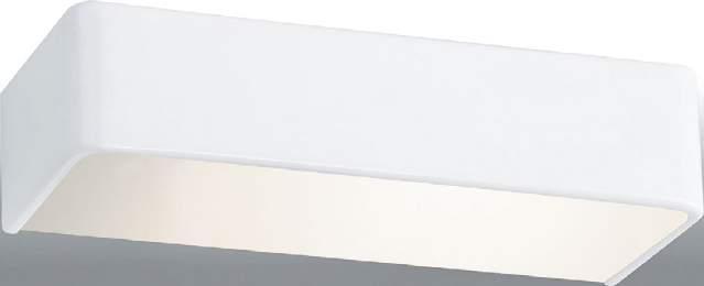 FLAT FLAT LED S MOC: 15W LED 3500K 1900lm ŻYWOTNOŚĆ: 30 000h ZAWIERA ZINTEGROWANE ŹRÓDŁO ŚWIATŁA 25 cm 7 cm BIAŁY 30294101 CZARNY 30298102 FLAT LED M 35 cm MOC: 21W LED 3500K 2700lm ŻYWOTNOŚĆ: 30