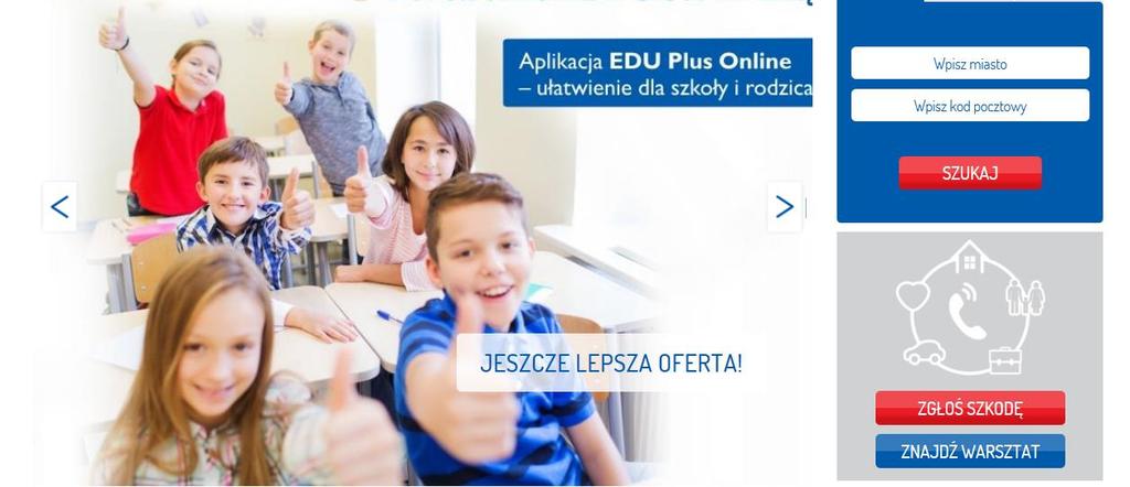 Zgłoszenie szkody i jej status online na www.interrisk.