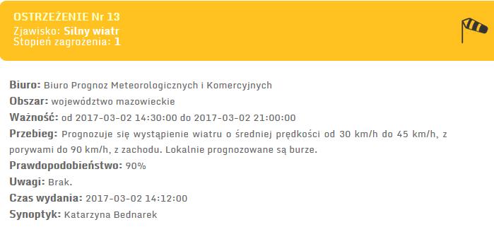 HYDRO BRAK W związku ze średnią dobową temperaturą