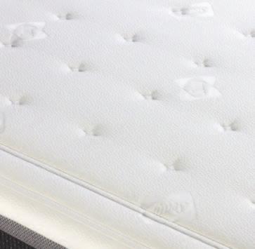20 cm i 7 strefach (Sealy Chill, Sealy Comfort Sense, Sealy Foam, Sealy Comfort Sense ) hipoalergicznych 400 g/m2 w górnej części Pokrowiec: góra z materiału Tencel (17% Tencel, 17% wiskoza, 66%