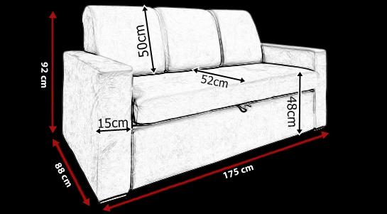 Wykonanie: Płyta laminowana System rozkładania tzw.