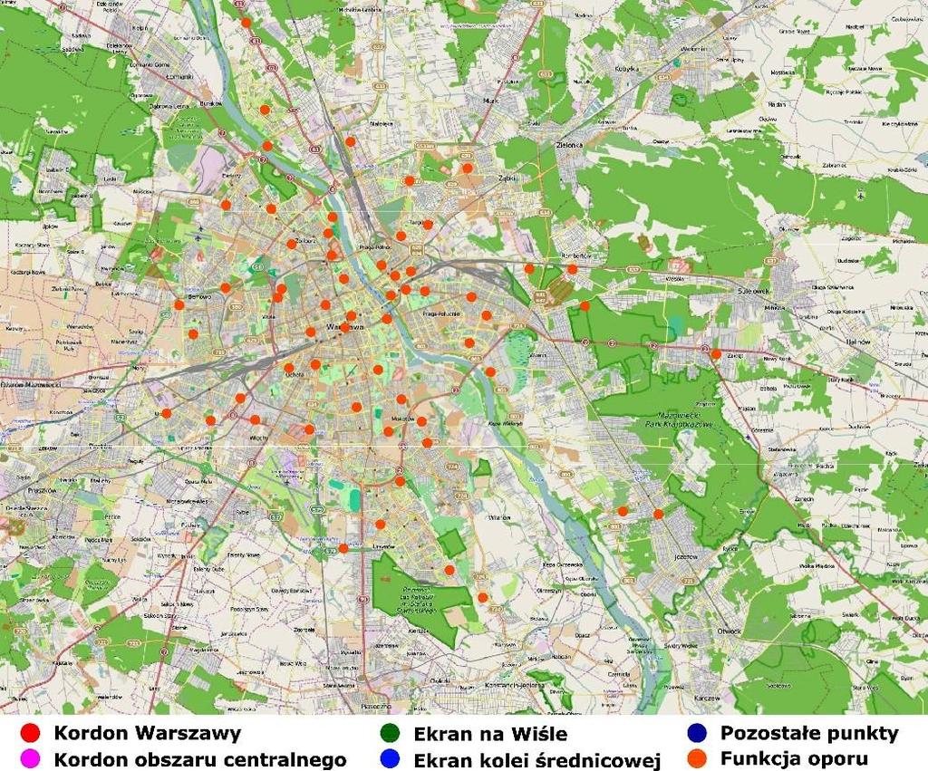 VI.Pomiar natężeń i prędkości ruchu dla potrzeb aktualizacji parametrów funkcji oporu drogi 1.