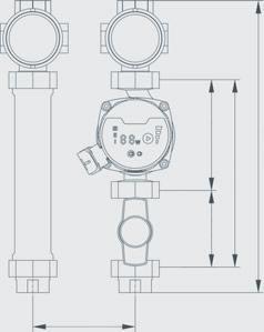 Technologia armatury WITA Grupa kombi WMB/R Kombi grupa WMB / R jest przeznaczona dla małych i średnich instalacji
