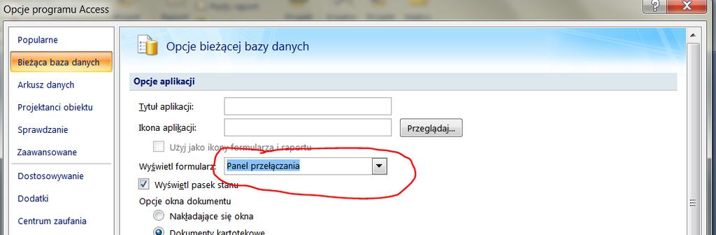 FORMULARZ NAWIGACYJNY