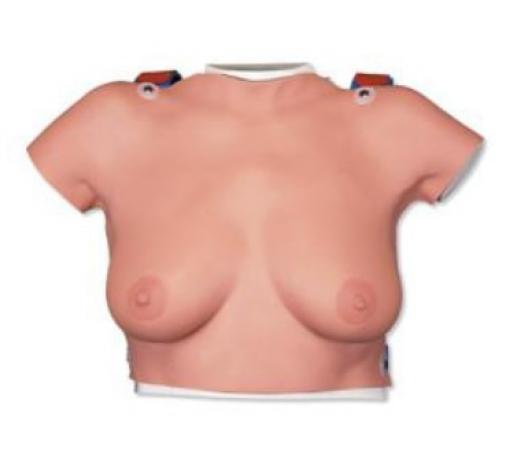 Model do badania piersi bez walizki Nr ref: SM01472 Informacja o produkcie: Model do badania piersi Realistyczny trenażer w postaci klatki piersiowej dorosłej kobiety z pasami do zawieszania na