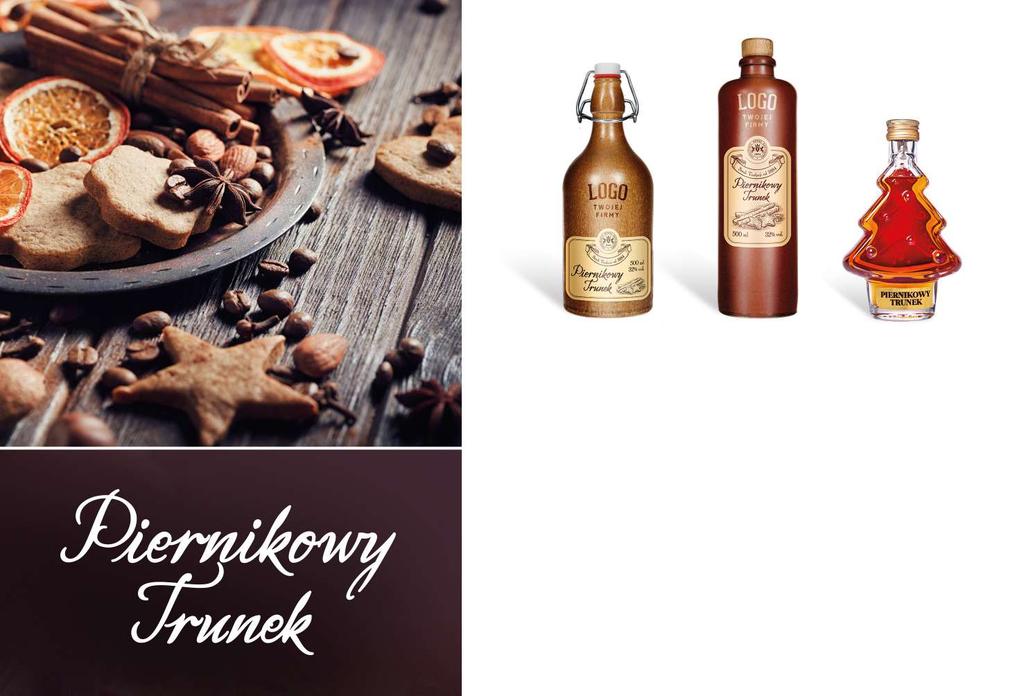 Zamknięcie na krachlę Zamknięcie na korek Butelka w kształcie choinki 32% vol., 500 ml 32% vol.