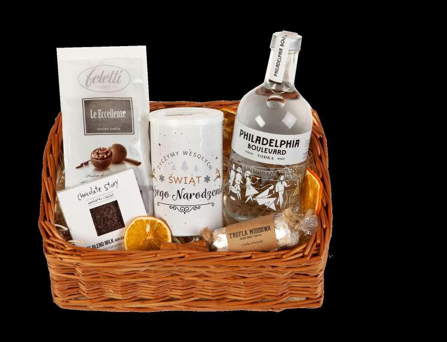 kakao, 25 g Baton Trufla Miodowa z białej czekolady, 80 g 135,00 zł Toruńska Piernikowa, 32% vol.