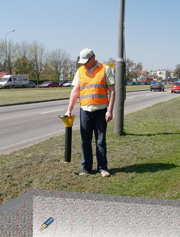 Typ lokalizatora Dane techniczne: Lokalizator: vlocpro i vloc PRO-SD zakres częstotliwości roboczych - częstotliwości pasywne (bez użycia generatora): Radio 15 khz 23 khz Power 50 Hz 250 Hz 50 Hz