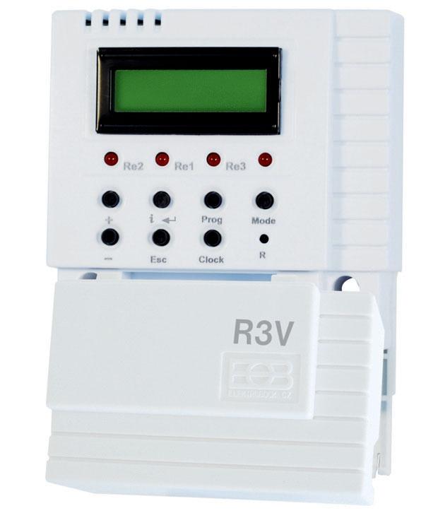MONTAŻ rys.1 rys.2 Zaciski R3V UWAGA: Regulator powinien być zainstalowany w pobliżu zaworu mieszającego w pewnej odległości od ogrzewania tak aby jego otocznie nie przekraczało 40 C.