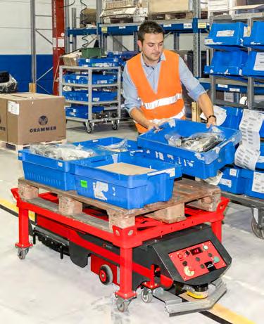 LINDE C-MATIC DZIELIMY SIĘ WIEDZĄ Opisane w części pierwszej nowe podejście do planowania i organizacji pociągów logistycznych koncentruje się mocno na zadaniu pobrania pożądanych komponentów, a w