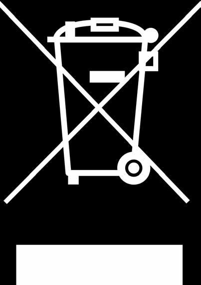 User Manual 8. Disposal and recycling Information on disposal of units at the end of life. This product complies with EU Directive 2002/96/EC.