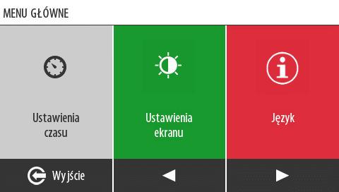 Praca ręczna możliwość sprawdzenia działania poszczególnych podzespołów. Ustawienie czasu funkcja do ustawienia aktualnej daty i godziny.