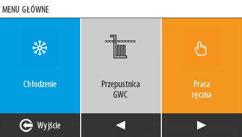 W okresie letnim dla poprawy komfortu zaleca się aktywować bypass w menu głównym. Urlop wymusza ciągłą pracę centrali z wydajnością 70% biegu I na zadaną ilość dni.