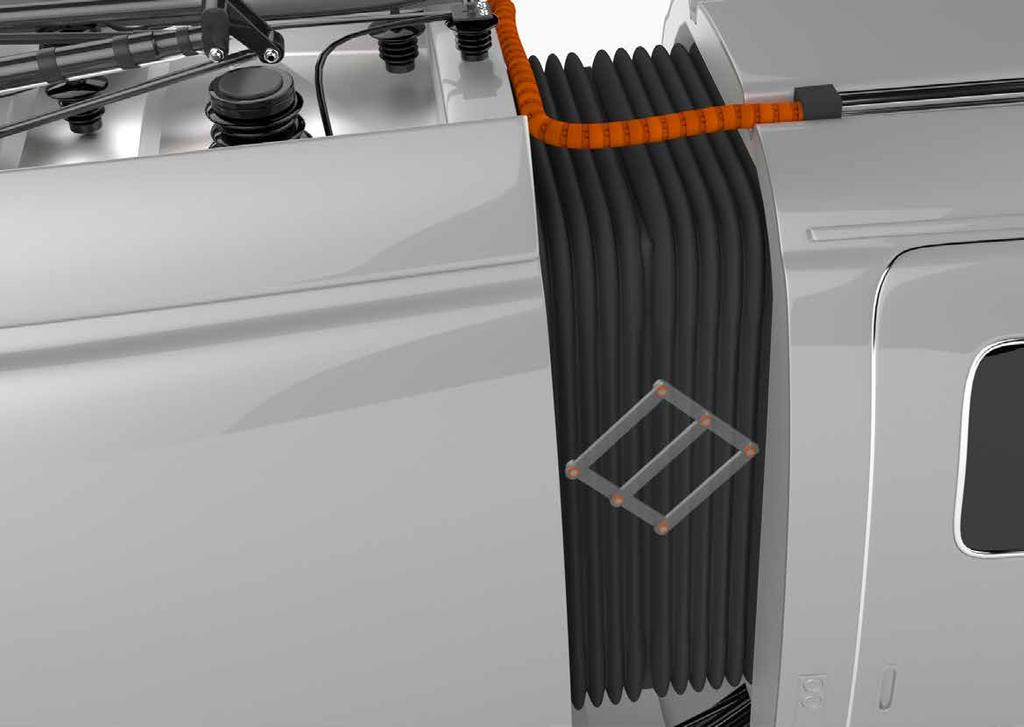 Trwałe, solidne i wytrzymałe - motion plastics w konstrukcji wagonów 10-11 Wiele różnych sił działa we wszystkich kierunkach na przejścia i obrotowe połączenia między poszczególnymi wagonami.