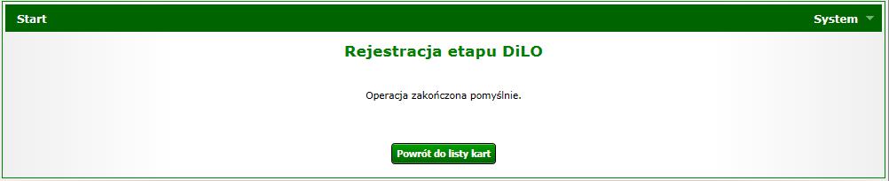 Rysunek 1-5 Przykładowe okno rejestracji etapu DiLO wybór umowy do rozliczenia W trzecim kroku należy wybrać ze słownika miejsce udzielania świadczeń oraz umowę, w ramach której nastąpi rozliczanie