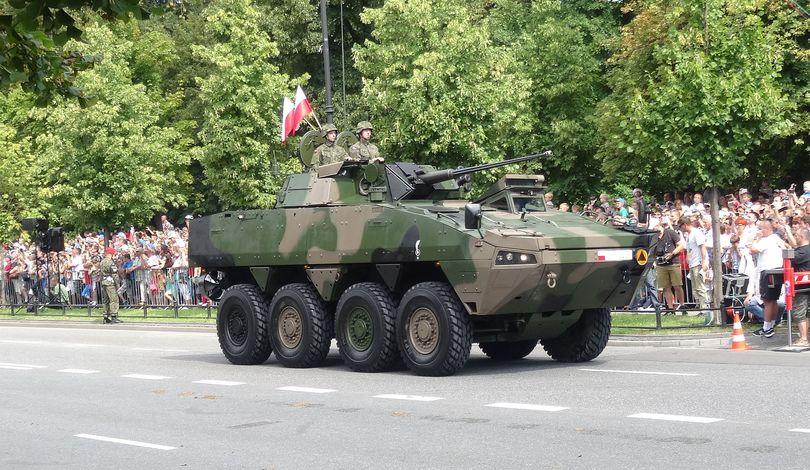 KTO Rosomak - fot. Juliusz Sabak/D24 Radiolokacyjny zestaw rozpoznania artyleryjskiego Liwiec - fot.