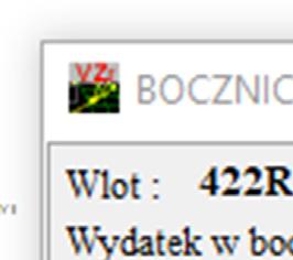 bocznicach rozkład