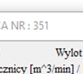 Wykonany bilans dopływu