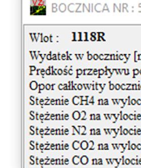 wypełniających otamowane kompleksy wyrobisk i znaczne