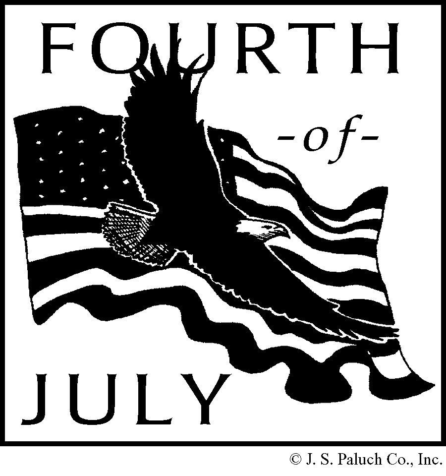 FIRST THURSDAY OF THE MONTH: The parish rectory will be closed all day in observance of Independence Day. We wish everyone a very pleasant and enjoyable 4th of July.