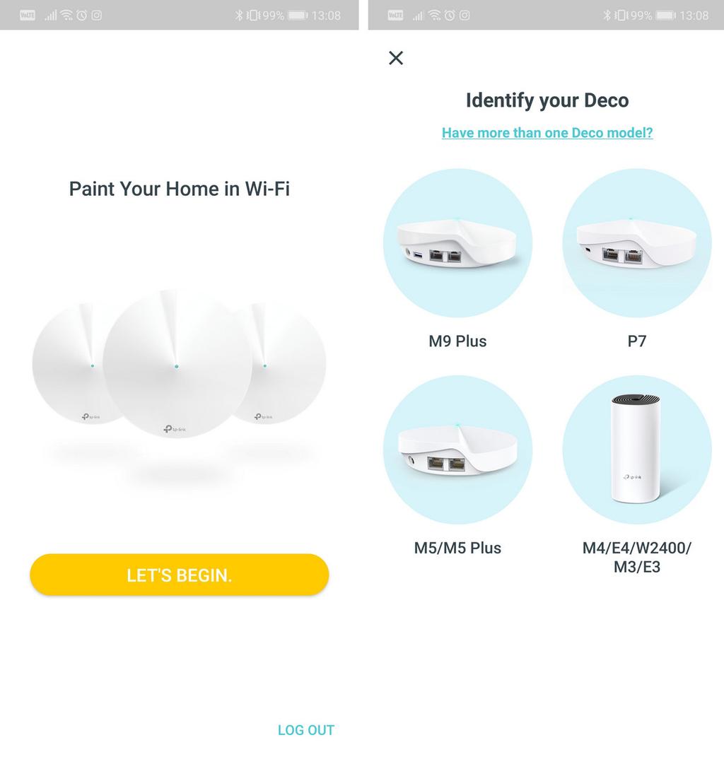 jak w przypadku M5. Przede wszystkim pobieramy aplikację Deco, która dostępna jest w App Store (ios) jak i w Sklepie Play (Android). Następnie przechodzimy przez kolejne etapy konfiguracji.