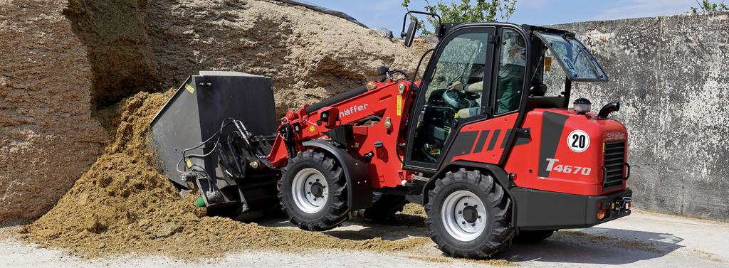SCHÄFFER 4670 T 4670 T: NAJWYŻSZY POZIOM WIĘCEJ KOMFORTU Model 4670 T oferuje idealne połączenie siły ciągu, wysokości podnoszenia oraz kompaktowości.