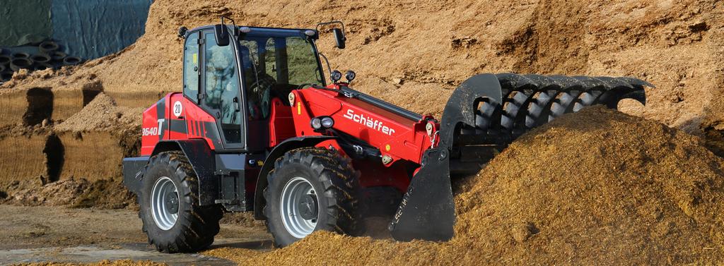 1-stopniowe ramię teleskopowe, w którym elementy ślizgowe zrobione są z Ferroform, odpornego na ścieranie Szybko reagujące cylindry współpracujące z hydrauliką Load-Sensing (145l/min 220 bar)