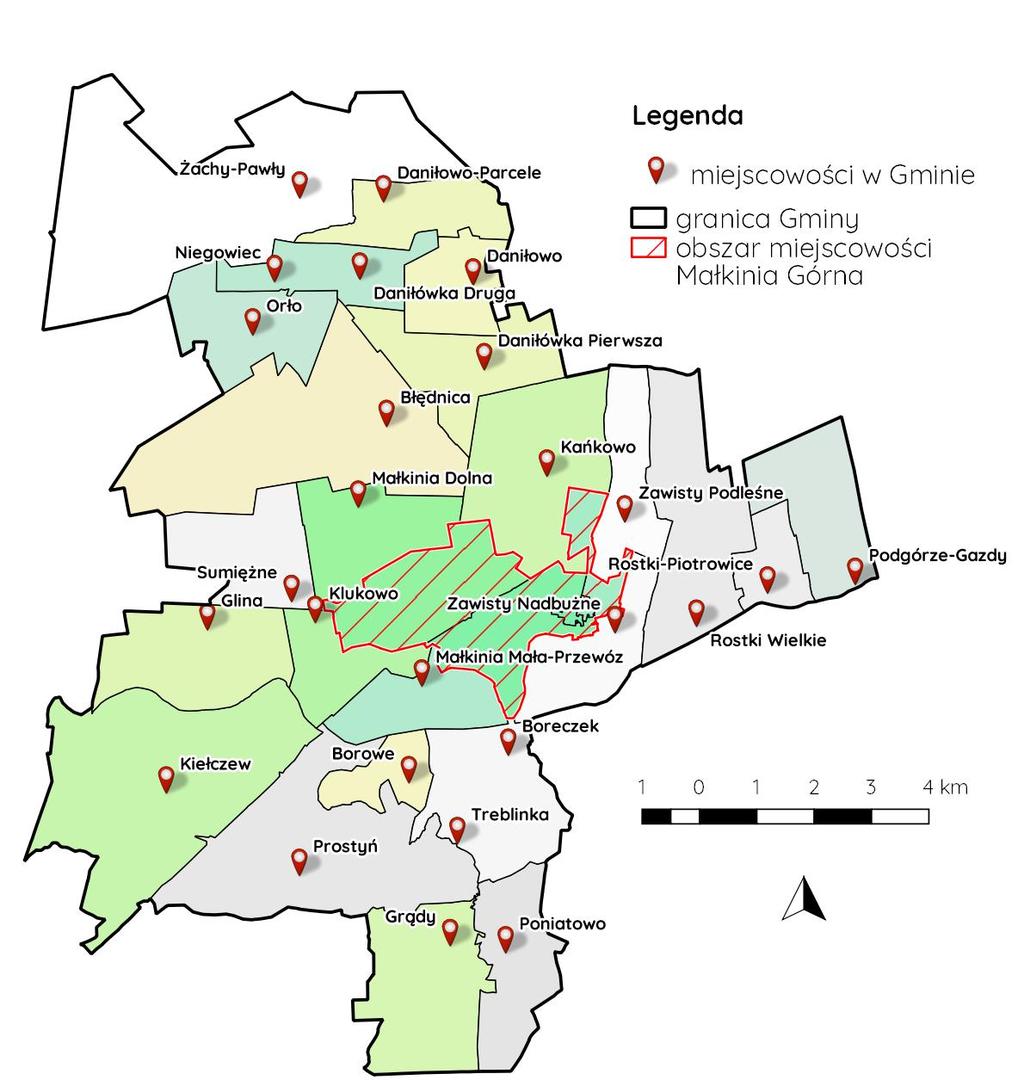 Program Rewitalizacji dla Gminy Małkinia Górna na lata 2016-2022 Ryc. 4.