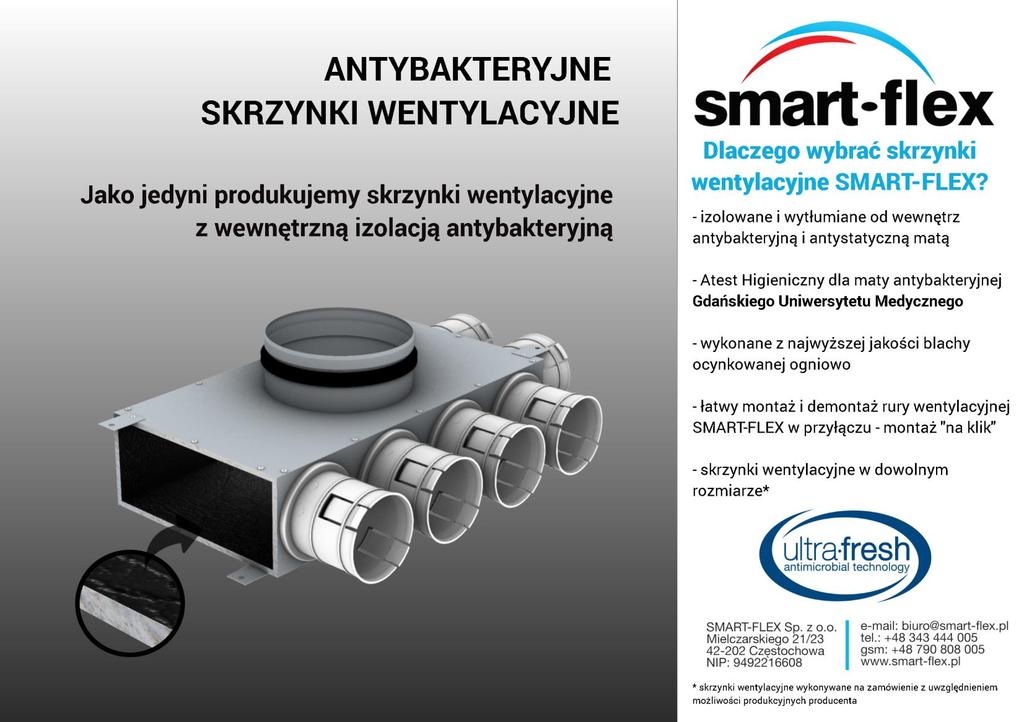 NIESKAZITELNA CZYSTOŚĆ - antystatyczna oraz antybakteryjna, przeciwgrzybicza i przeciwpleśniowa powłoka potwierdzona atestem higienicznym nr 209/322/215/2017 przez Gdański Uniwersytet Medyczny.