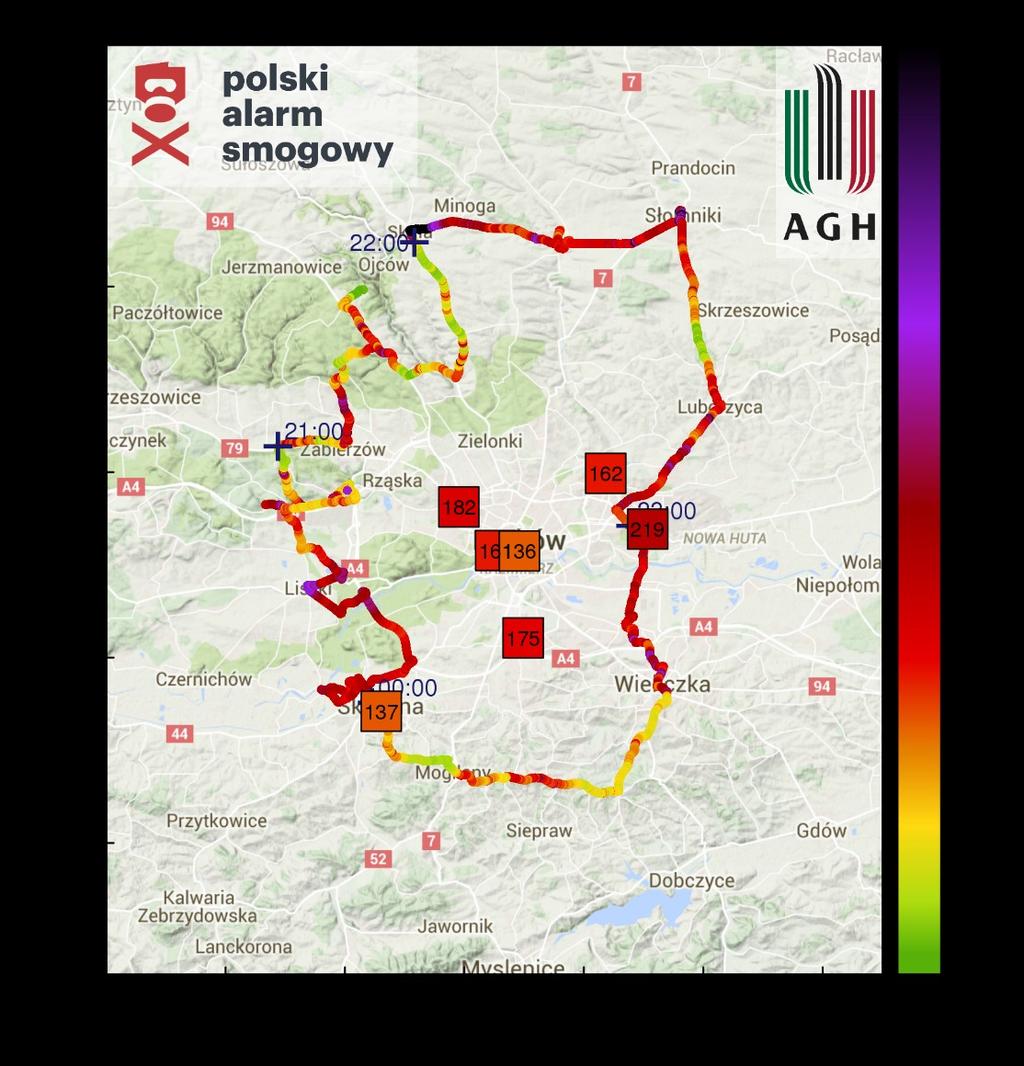 PM10 (µg/m 3 ) PM10 (µg/m 3 ) Wyniki gminy