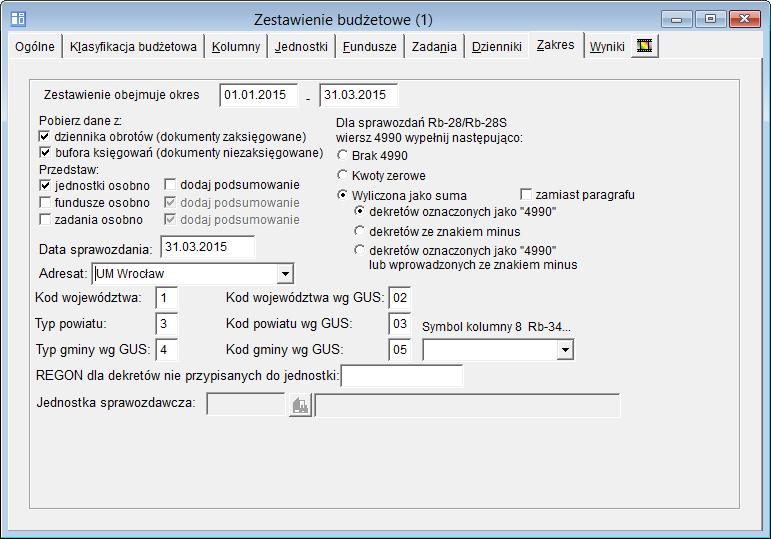 Księgowość Optivum. Jak wykonać kwartalne sprawozdanie Rb-34S? 5/8 6. Przejdź na kartę Zadania i kliknij ikonę. W oknie z listą zadań zaznacz odpowiednie zadanie i zatwierdź wybór klawiszem Enter.