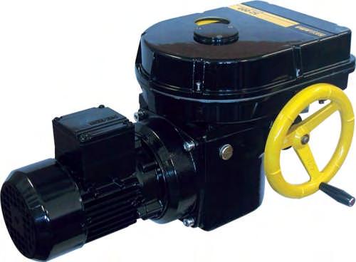 MO 3 Siłownik elektryczny wieloobrotowy \ Electric multi-turn actuator Standard equipment: Voltage 3x400 V AC Terminal board connection 2 torque switches 2 position switches 2 signalling switches