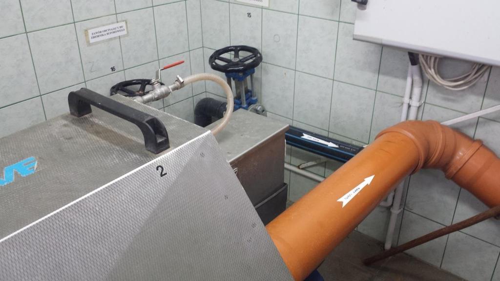 Rysunek 11 Widok na górną część sita bębnowego ROTO-SIEVE