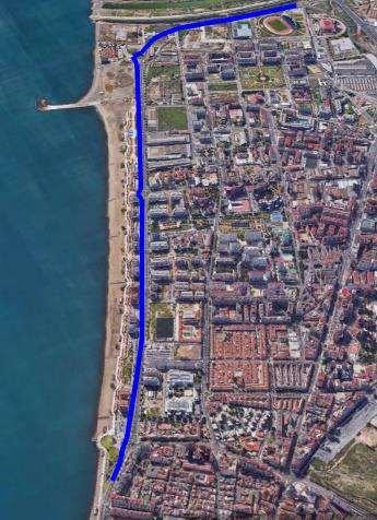 Półmaraton i bieg na 10 km: Start i meta na Málaga Athletcis Stadium. Dystans 10 km 1 okrążenie, Półmaraton - 2 okrążenia plus wyrównanie dystansu.